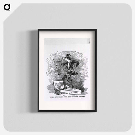 アートポスター-Swell Struggling With The Cig'rette Poisoner
 - 国立医学図書館 Poster.