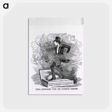 アートポストカード-Swell Struggling With The Cig'rette Poisoner
 - 国立医学図書館 Postcard.