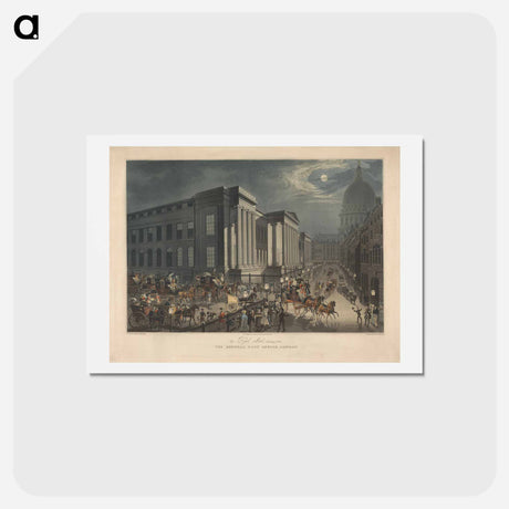 アートポストカード-Coaching: The Royal Mails Starting from the General Post Office, London
 - イェール大学アートギャラリー Postcard.