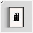 アートポスター-Female Silhouettes from Michael's Crag
 - 大英図書館 Poster.