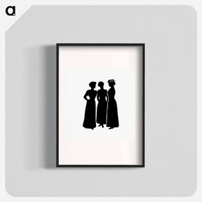 アートポスター-Female Silhouettes from Michael's Crag
 - 大英図書館 Poster.