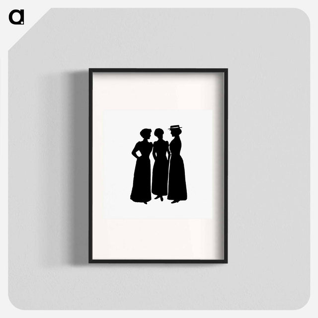 アートポスター-Female Silhouettes from Michael's Crag
 - 大英図書館 Poster.