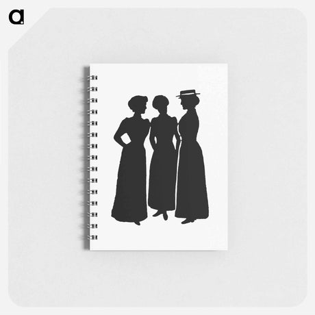 アートメモ帳-Female Silhouettes from Michael's Crag
 - 大英図書館 Memo.