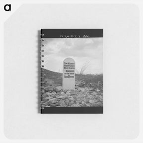 アートメモ帳-Sign near Tombstone, Arizona - ドロテア ラング Memo.