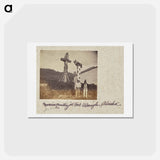 アートポストカード-Morion Cemetery at Fort Wrangell
 - エドワード マイブリッジ Postcard.