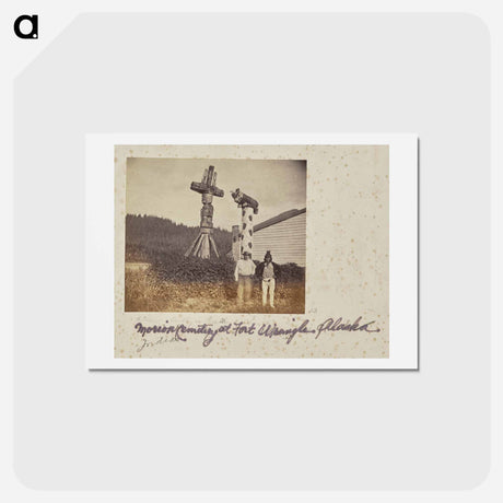 アートポストカード-Morion Cemetery at Fort Wrangell
 - エドワード マイブリッジ Postcard.