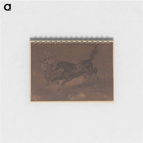 アートメモ帳-Horses running - ウジェーヌ ドラクロワ Memo.