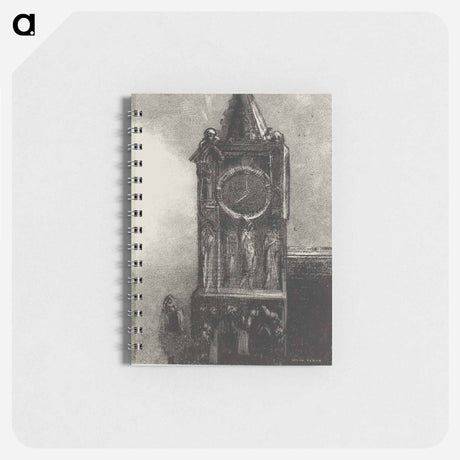アートメモ帳-A Bell in the Tower Was Ringing the Hour - オディロン ルドン Memo.