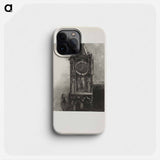 A Bell in the Tower Was Ringing the Hour - Odilon Redon Phone Case.