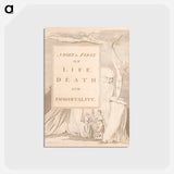 アートポストカード-The Complaint and the Consolation; or Night Thoughts - ウィリアム ブレイク Postcard.