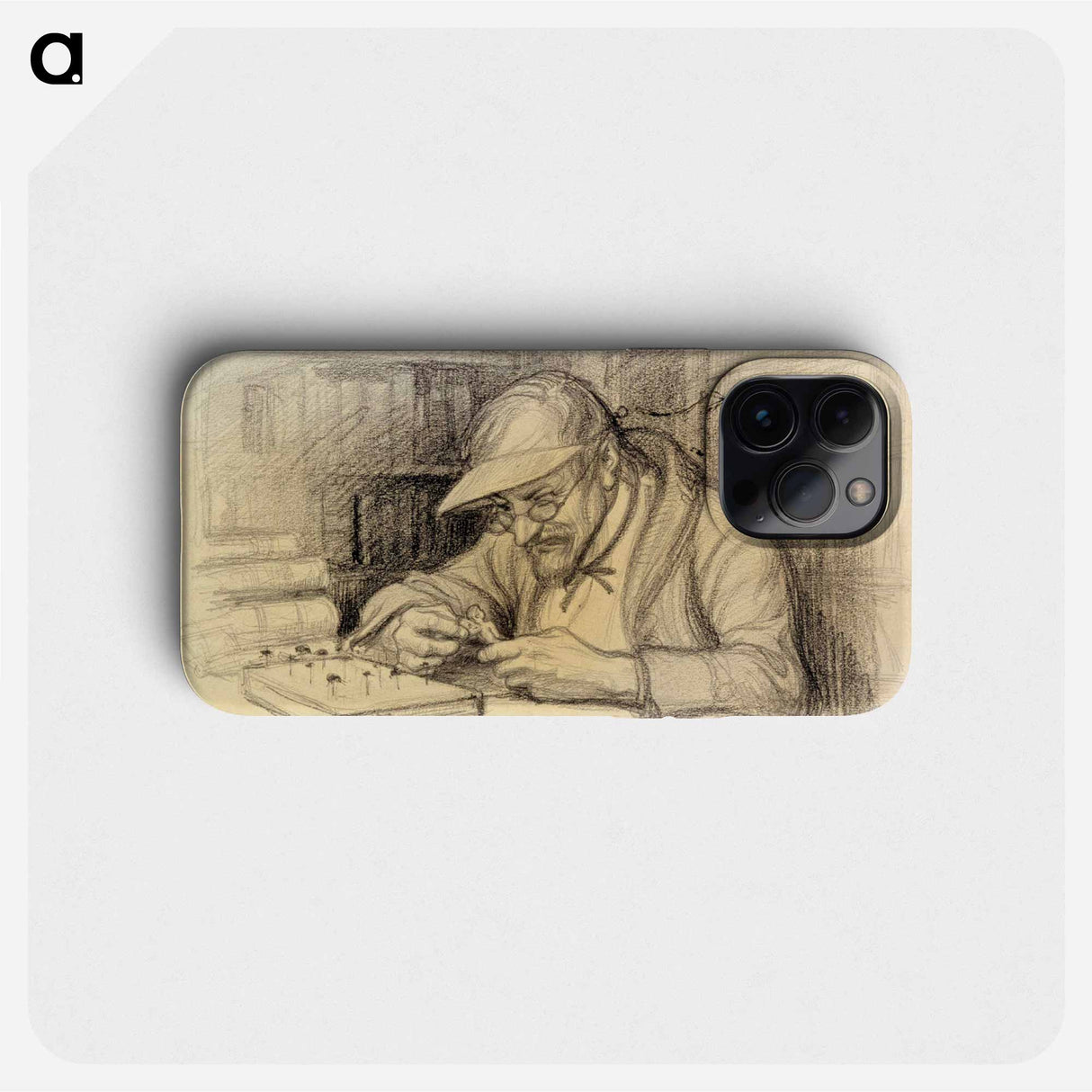 Illustration of the little genius - アルバート エーデルフェルト Phone Case.