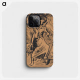 A woman - アーノルド ピーター ワイズ クビンチャン Phone Case.