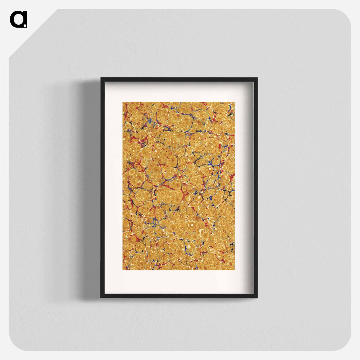アートポスター-Decorative Paper from Charles XII, an Incapacitated Poem
 - 大英図書館 Poster.