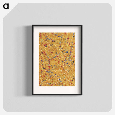 アートポスター-Decorative Paper from Charles XII, an Incapacitated Poem
 - 大英図書館 Poster.