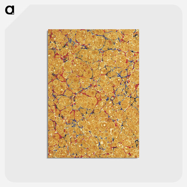 アートポストカード-Decorative Paper from Charles XII, an Incapacitated Poem
 - 大英図書館 Postcard.