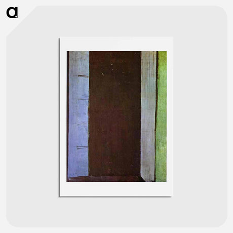 アートポストカード-French Window at Collioure - アンリ マティス Postcard.