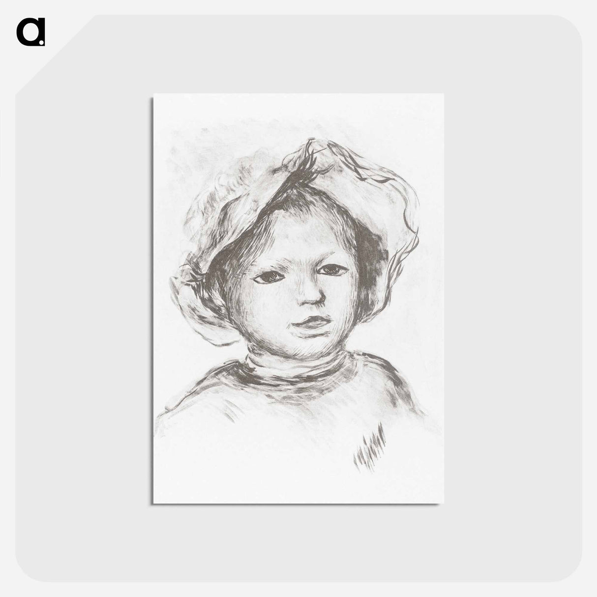 アートポストカード-Pierre Renoir - ピエール オーギュスト ルノワール Postcard.