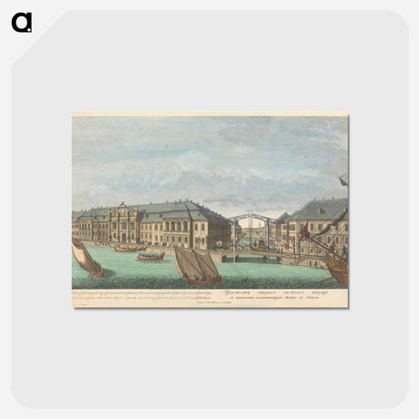 アートポストカード-A View of Her Imperial Majesty's Ancient Winter Palace, & of the Canal which joyns the Moika to the Neva at St. Petersburg
 - イェール大学アートギャラリー Postcard.