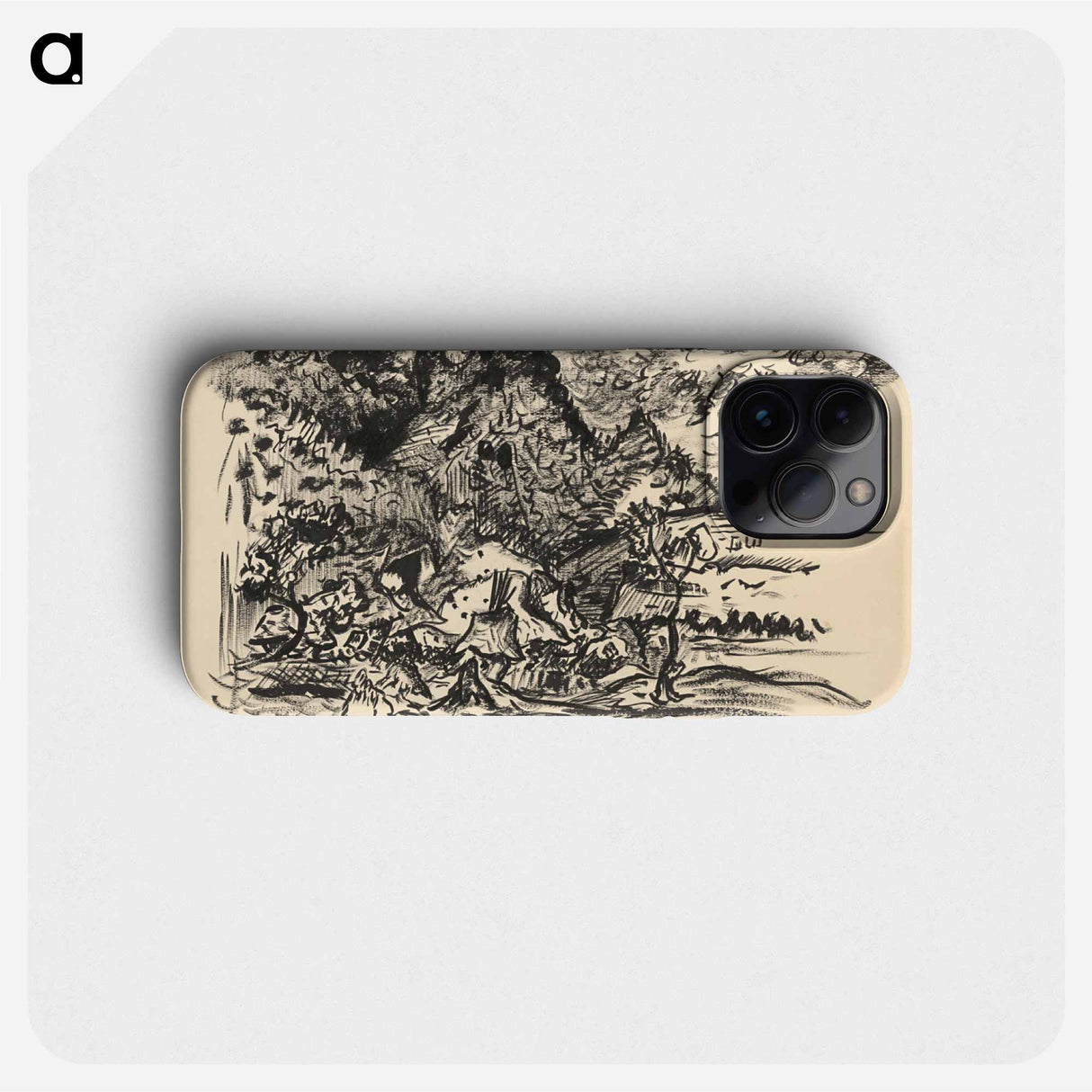 Landscape with a river - アーノルド ピーター ワイズ クビンチャン Phone Case.