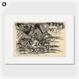 Landscape with a river - アーノルド ピーター ワイズ クビンチャン Poster.