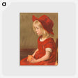 アートポストカード-Fillette à l'Orange
 - クリーブランド美術館 Postcard.
