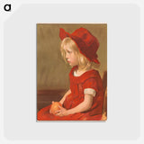 アートポストカード-Fillette à l'Orange
 - クリーブランド美術館 Postcard.