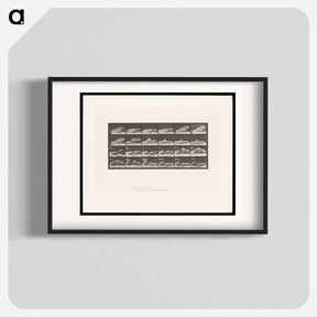 アートポスター-Passing the Pencil
 - エドワード マイブリッジ Poster.