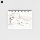 Woman Reclining, to the Left - ピエール オーギュスト ルノワール Memo.