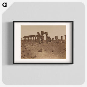アートポスター-Palmyra: Triumphal Arch and Colonnade
 - セントルイス美術館 Poster.