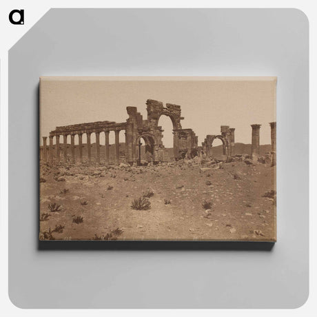アートパネル-Palmyra: Triumphal Arch and Colonnade
 - セントルイス美術館 Canvas.