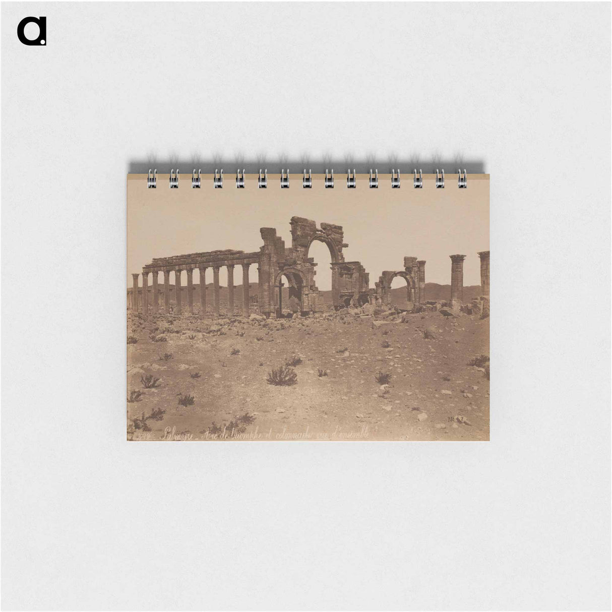 アートメモ帳-Palmyra: Triumphal Arch and Colonnade
 - セントルイス美術館 Memo.