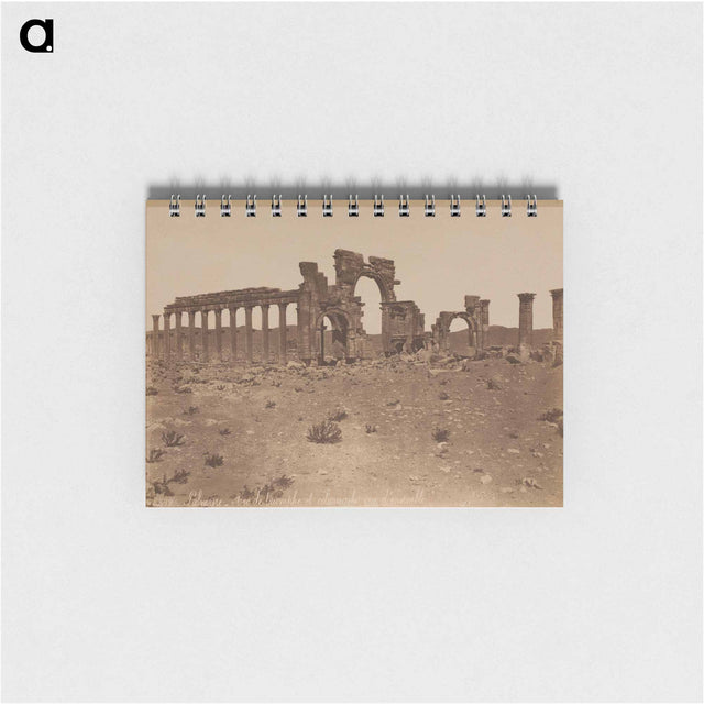 アートメモ帳-Palmyra: Triumphal Arch and Colonnade
 - セントルイス美術館 Memo.