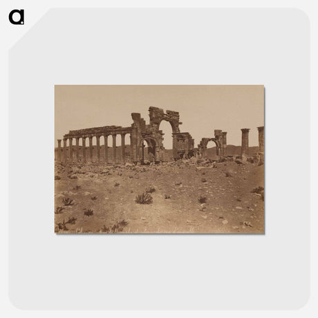 アートポストカード-Palmyra: Triumphal Arch and Colonnade
 - セントルイス美術館 Postcard.