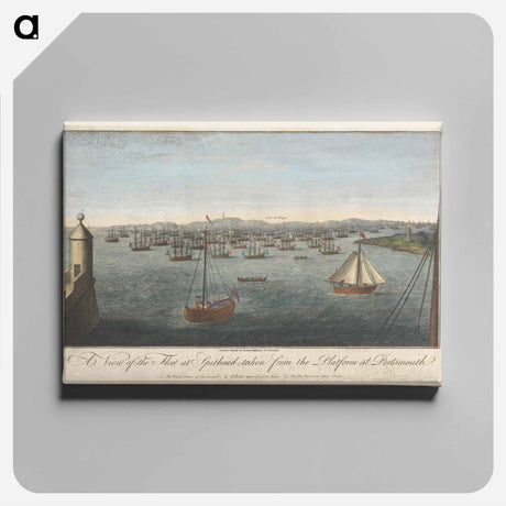 アートパネル-A View of the Fleet at Spithead
 - イェール大学アートギャラリー Canvas.