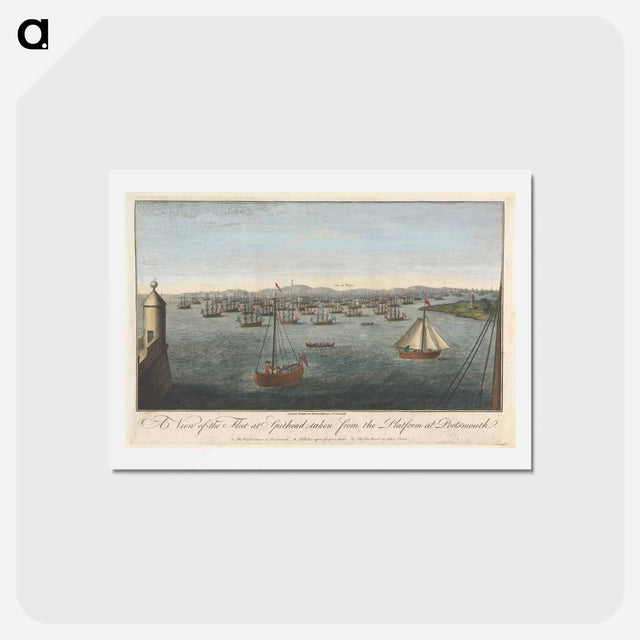 アートポストカード-A View of the Fleet at Spithead
 - イェール大学アートギャラリー Postcard.