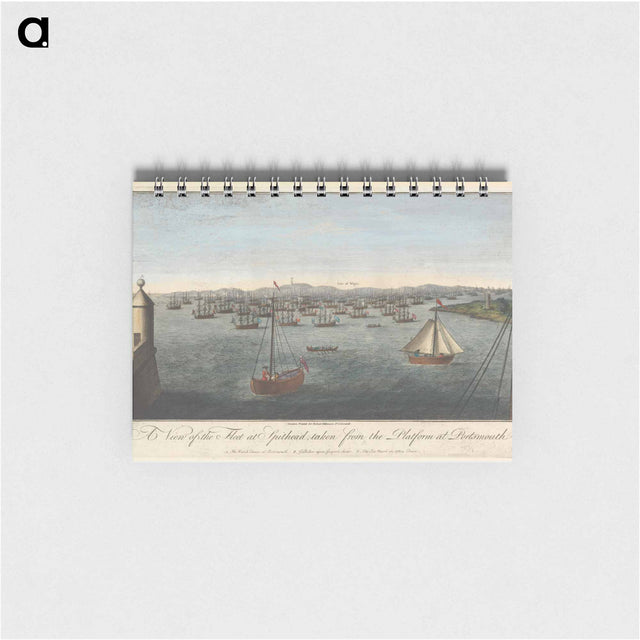 アートメモ帳-A View of the Fleet at Spithead
 - イェール大学アートギャラリー Memo.