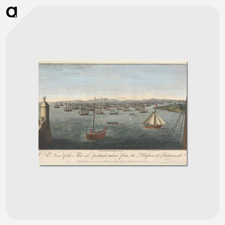 アートポストカード-A View of the Fleet at Spithead
 - イェール大学アートギャラリー Postcard.