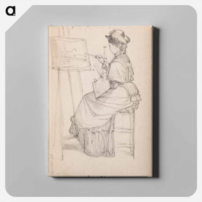 アートパネル-(unknown) part of a sketchbook - アルバート エーデルフェルト Canvas.