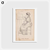 アートポストカード-(unknown) part of a sketchbook - アルバート エーデルフェルト Postcard.