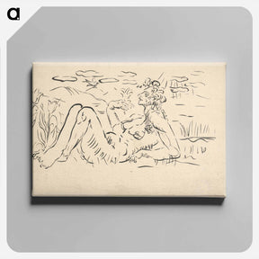 アートパネル-Allegory of spring - アーノルド ピーター ワイズ クビンチャン Canvas.