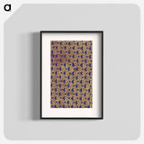 アートポスター-Decorative Paper from Rym Journaal der ontmoetingen van alle het scheepsvolk
 - 大英図書館 Poster.