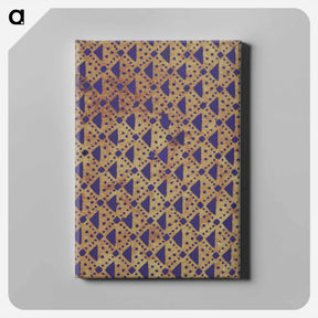 アートパネル-Decorative Paper from Rym Journaal der ontmoetingen van alle het scheepsvolk
 - 大英図書館 Canvas.