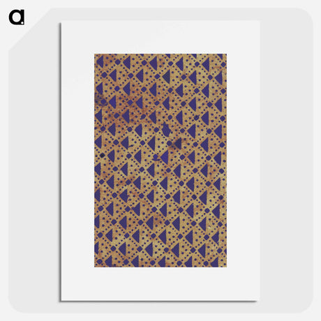 アートポスター-Decorative Paper from Rym Journaal der ontmoetingen van alle het scheepsvolk
 - 大英図書館 Poster.