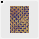 アートポストカード-Decorative Paper from Rym Journaal der ontmoetingen van alle het scheepsvolk
 - 大英図書館 Postcard.