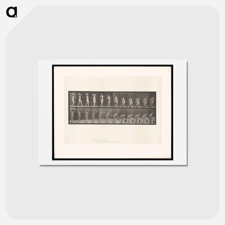 アートポストカード-Water Bearer
 - エドワード マイブリッジ Postcard.