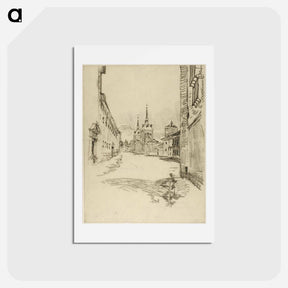 アートポストカード-Its Streets are Wide and Silent
 - ジョセフ ペネル Postcard.