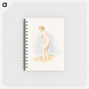 アートメモ帳-Standing Female Bather - ピエール オーギュスト ルノワール Memo.