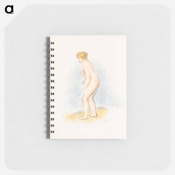 Standing Female Bather - ピエール オーギュスト ルノワール Memo.