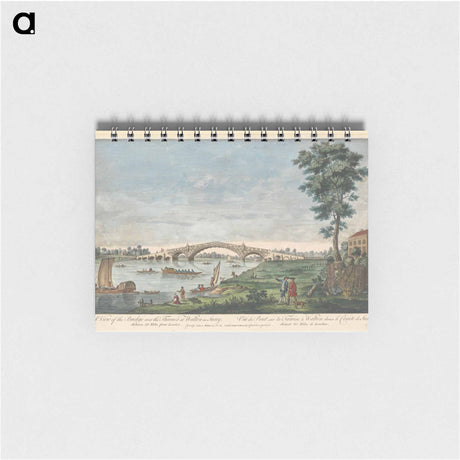 アートメモ帳-A View of the Bridge over the Thames at Walton in Surry
 - イェール大学アートギャラリー Memo.