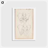 アートポストカード-(unknown) part of a sketchbook - アルバート エーデルフェルト Postcard.